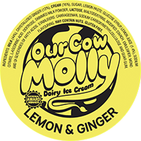 Lemon & Ginger label